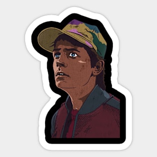 Marty McFly Sticker